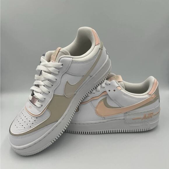 Nike Air Force 1 Low Shadow White Light Allwood CI0919-121 Women's Size 11 - Picture 5 of 5